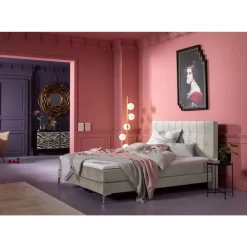 Boxspringbett Benito Star Creme 180X200Cm