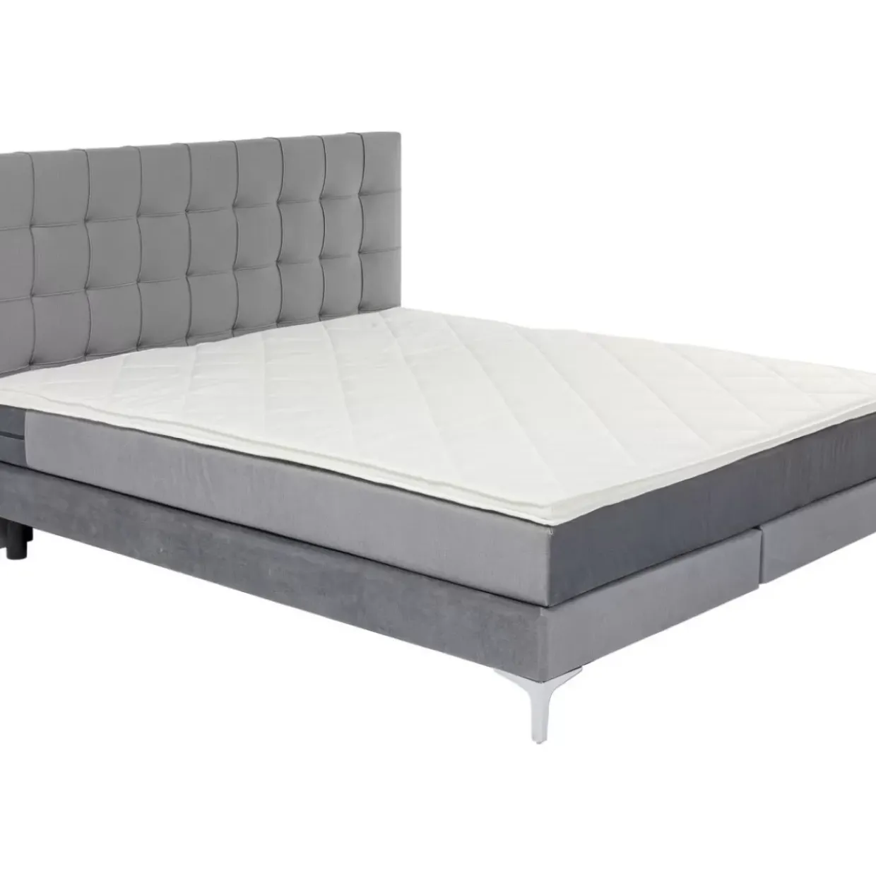 Boxspringbett Benito Star Grau 180X200Cm