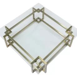 Couchtisch Clara Gold 120X120