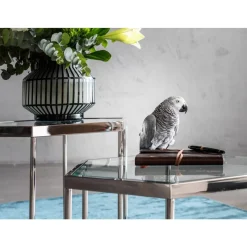 Couchtisch Comb Silber 45