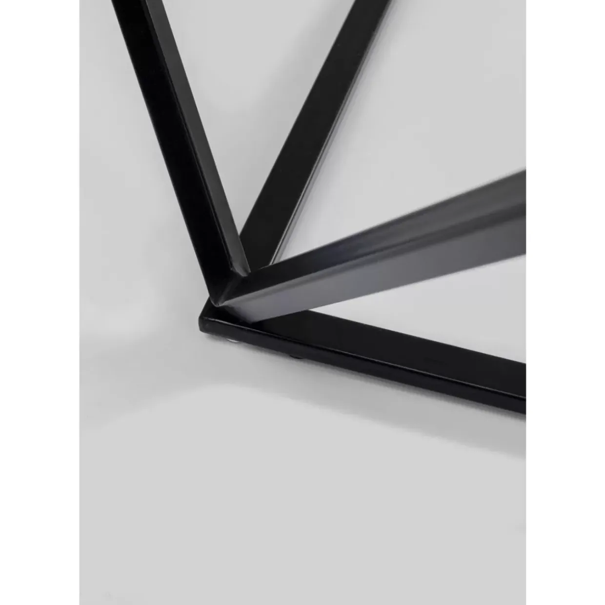 Couchtisch Cristallo Schwarz 80X80Cm