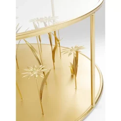 Couchtisch Flower Meadow Gold O80