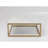 Couchtisch Key West Gold 90X90Cm
