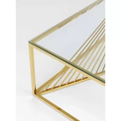 Couchtisch Laser Gold 120X60