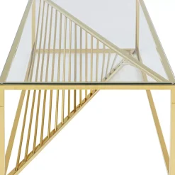 Couchtisch Laser Gold 120X60