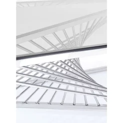 Couchtisch Laser Silber Klarglas 120X60