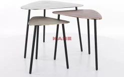 Couchtisch Loft Triangle Vintage (3/Set)