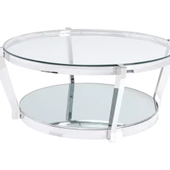 Couchtisch Monocolo Silber O90