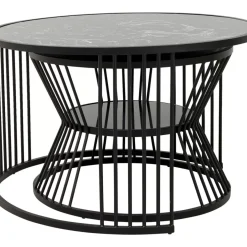 Couchtisch Roma Schwarz (2/Set)