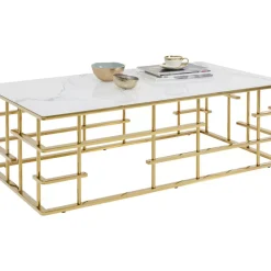 Couchtisch Rome Gold 130X70Cm