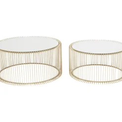 Couchtisch Wire Messing (2/Set)