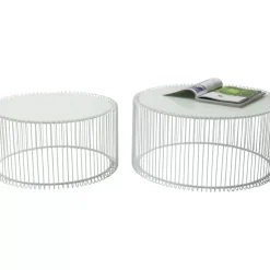 Couchtisch Wire White (2/Set)