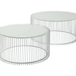 Couchtisch Wire White (2/Set)