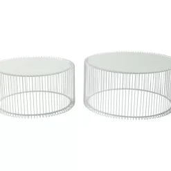 Couchtisch Wire White (2/Set)