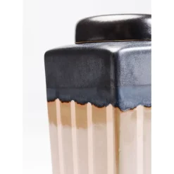 Deko Dose Mocca Stripes 30Cm