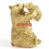 Deko Figur Bear Lucky Mom Gold 27Cm