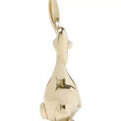 Deko Figur Bunny Gold 52Cm