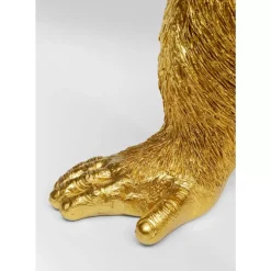 Deko Figur Butler Playing Chimp Gold 52Cm