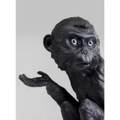 Deko Figur Circus Monkey Schwarz 108