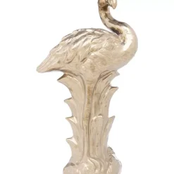 Deko Figur Flamingo Front Gold