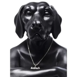 Deko Figur Gangster Dog Black