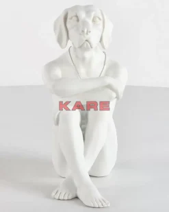 Deko Figur Gangster Dog Cream