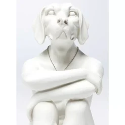 Deko Figur Gangster Dog Cream