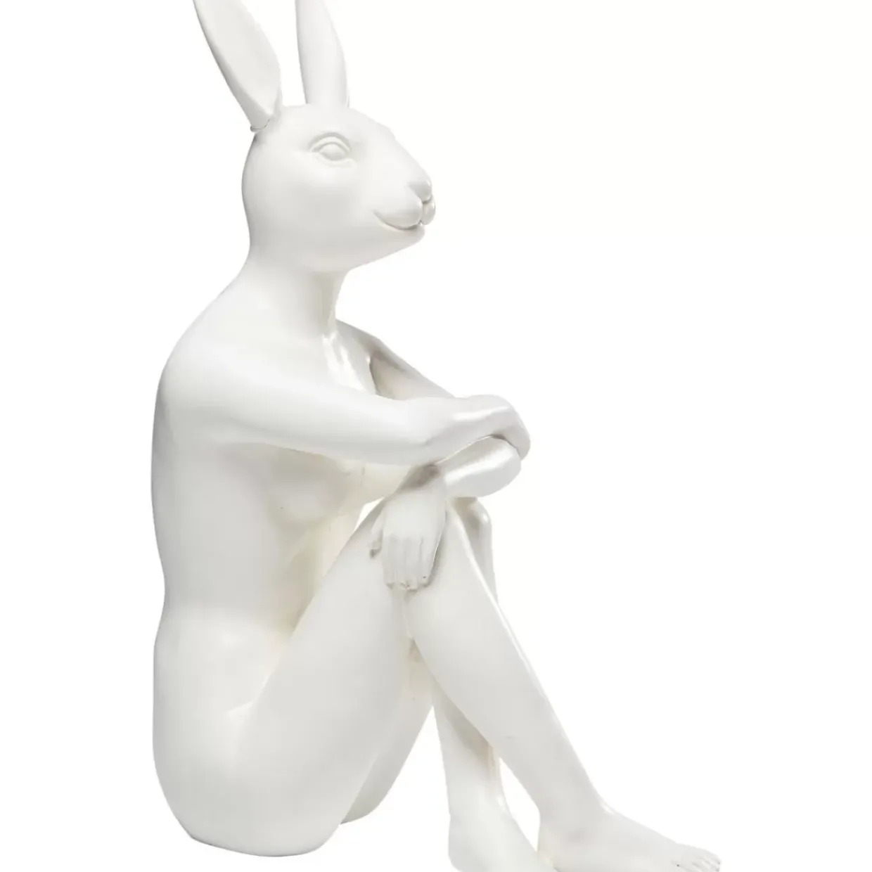 Deko Figur Gangster Rabbit Weis