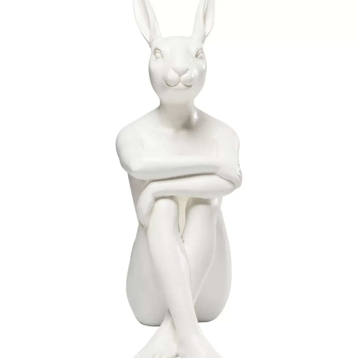 Deko Figur Gangster Rabbit Weis