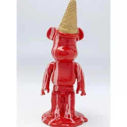 Deko Figur Gelato Bear Rot 40Cm