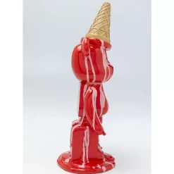 Deko Figur Gelato Bear Rot 40Cm