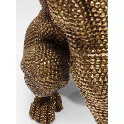 Deko Figur Gorilla Gold 80Cm
