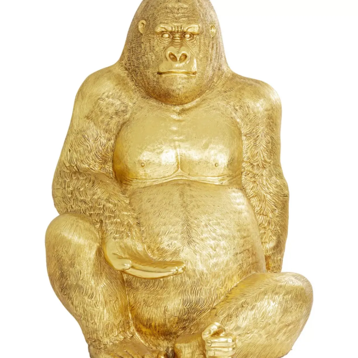 Deko Figur Gorilla Gold Xl 180