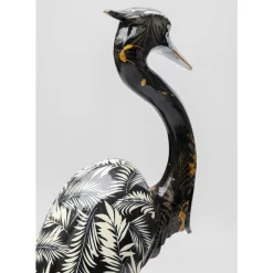 Deko Figur Heron Schwarz 70Cm