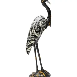 Deko Figur Heron Schwarz 70Cm