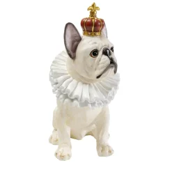 Deko Figur King Dog Weis 33Cm