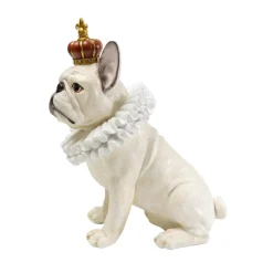 Deko Figur King Dog Weis 33Cm