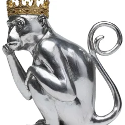 Deko Figur King Lui Silber 35