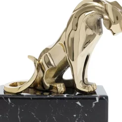 Deko Figur Lion On Marble 34Cm