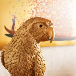 Deko Figur Parrot Gold