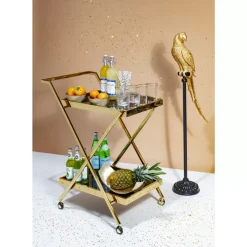 Deko Figur Parrot Gold