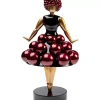 Deko Figur Primaballerina Pom Lila 35Cm