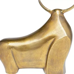 Deko Figur Proud Bull Brass 51Cm