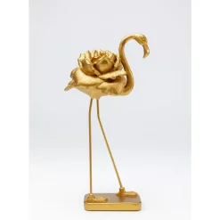 Deko Figur Rose Flamingo Gold 42Cm