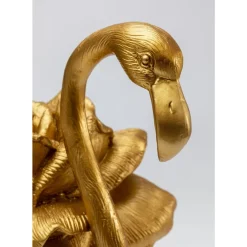 Deko Figur Rose Flamingo Gold 42Cm