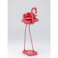 Deko Figur Rose Flamingo Pink 42Cm