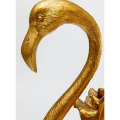 Deko Figur Rose Flamingo Gold 63Cm