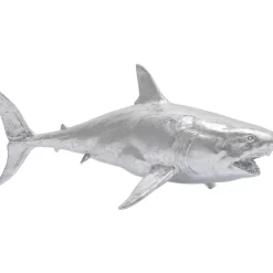 Deko Figur Shark Henry Silber 106Cm