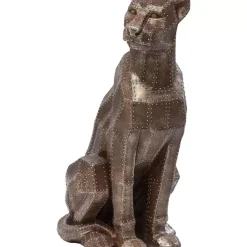 Deko Figur Sitting Cat Rivet Copper