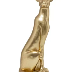 Deko Figur Sitting Leopard Gold 150Cm